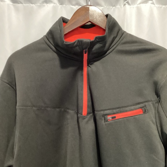 1661. Men’s Fila Black Pullover Hoodie Fleece-Lined NWT Size L - Picture 5 of 7